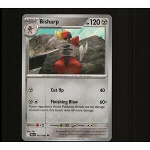 Bisharp Pokemon Card - Non-Sport Trading Card‎ Single
